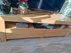 Eiken TV Meubel, Huis en Inrichting, Ophalen, 150 tot 200 cm, Eikenhout, Zo goed als nieuw
