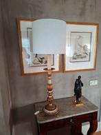 Bois dore houten lamp incl nieuwe kap, Ophalen