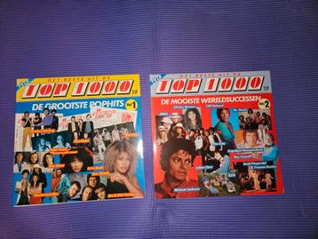 Top 1000 - De Grootste Pophits & Wereldsuccessen - 2 LP's beschikbaar voor biedingen