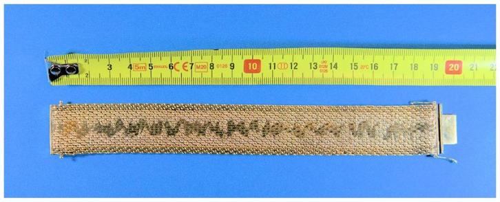 Zwaar vergulde mesh-armband 2,5 cm breed, Sieraden, Tassen en Uiterlijk, Armbanden, Goud, Verzenden