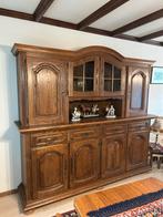 Donker Eiken Buffetkast - 2 Delig, Huis en Inrichting, Kasten | Buffetkasten, Ophalen, Gebruikt, Eikenhout, Met lade(s)