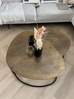Salontafel izara antique gold, Huis en Inrichting, Tafels | Salontafels, Ophalen, Rond, 50 tot 100 cm, Zo goed als nieuw