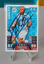 Pablo Zabaleta Manchester City SIGNED card, Verzenden, Zo goed als nieuw, Buitenlandse clubs, Poster, Plaatje of Sticker