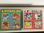 Diverse (houten) puzzels en spelletjes, 2 tot 4 jaar, Zo goed als nieuw, Van hout, Meer dan 50 stukjes