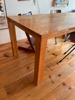 Houten tafel 90 x 180, Huis en Inrichting, Tafels | Eettafels, Ophalen, Gebruikt, 50 tot 100 cm, 150 tot 200 cm