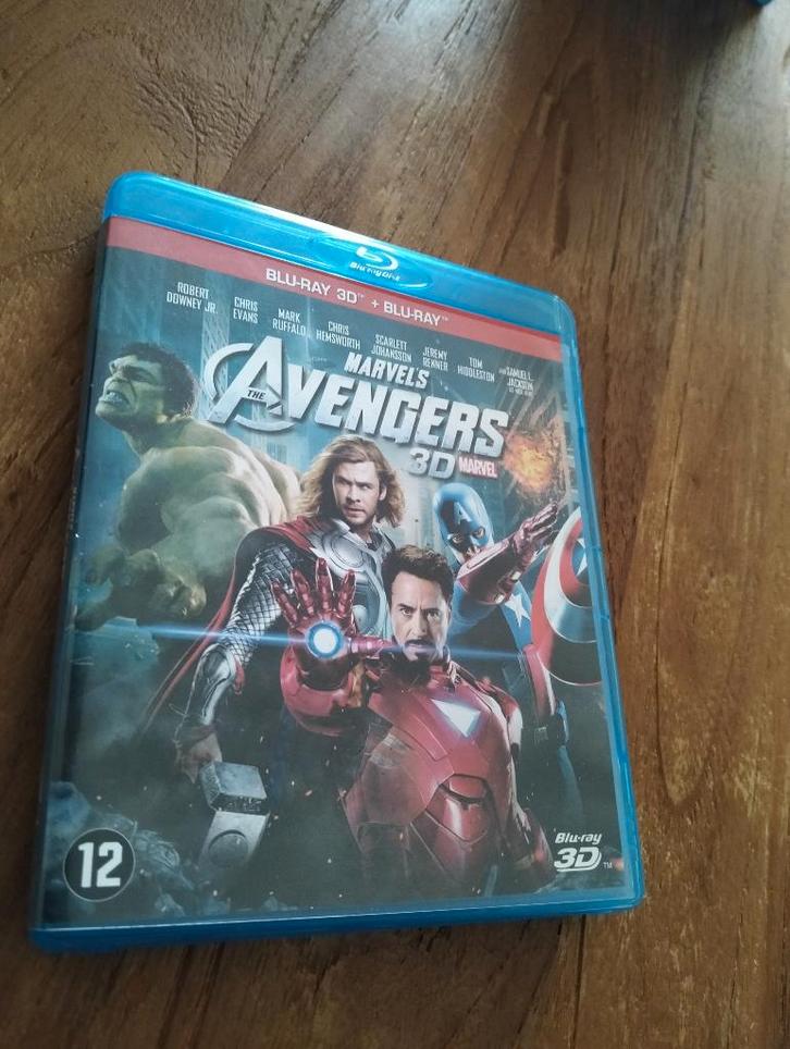 Blu Ray 3D en Blu Ray The Avengers Marvel nlo, Cd's en Dvd's, Blu-ray, Zo goed als nieuw, Science Fiction en Fantasy, 3D, Ophalen of Verzenden