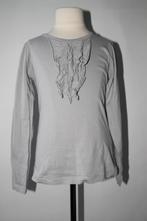 PERSIVAL grijze longsleeve met roezels 128-134 als ~~nieuw~~, Kinderen en Baby's, Kinderkleding | Maat 128, Verzenden, Zo goed als nieuw