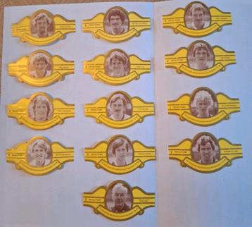 Complete set sigarenbandjes Feyenoord bekerwinnaar 1979/80 beschikbaar voor biedingen