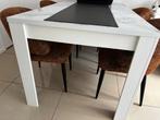 Eettafel mooi wit hoogglans, Huis en Inrichting, Tafels | Eettafels, Zo goed als nieuw, 150 tot 200 cm, Rechthoekig, 50 tot 100 cm