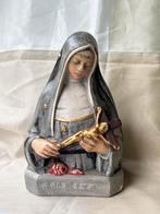 St. Rita Beeld met Kruis - P.A.B. - Beschadigd, Antiek en Kunst, Ophalen of Verzenden