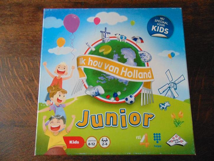 Ik Hou van Holland Junior Spel van Identity Games, Hobby en Vrije tijd, Gezelschapsspellen | Bordspellen, Zo goed als nieuw, Een of twee spelers