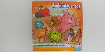 Leuk familiespel Varkentjes race beschikbaar voor biedingen