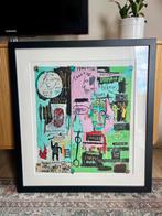 Jean Michel Basquiat ingelijste poster, Antiek en Kunst, Ophalen
