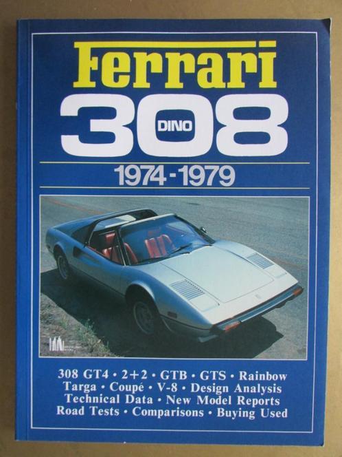 1980 Boek: FERRARI 308 DINO, 1974-1979, Engels, Boeken, Auto's | Boeken, Zo goed als nieuw, Ferrari, Ophalen of Verzenden