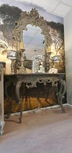 Prachtige Baroque rococo console met spiegel, Ophalen, 5664HM, Zo goed als nieuw, Minder dan 100 cm