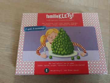 Spelletje familieklets beschikbaar voor biedingen
