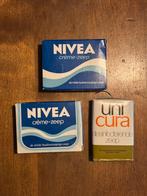 Vintage  NIVEA en UNICURA Zeepblokken, Ophalen of Verzenden, Zo goed als nieuw, Verpakking