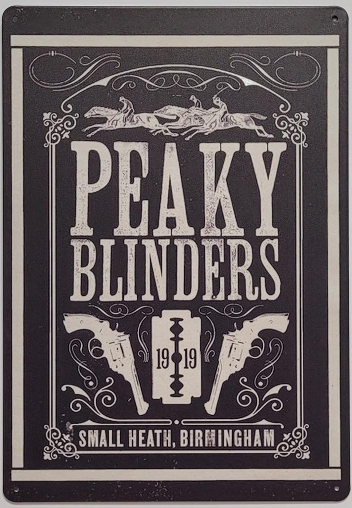 Peaky Blinders Birmingham reclamebord van metaal wandbord, Verzamelen, Film en Tv, Nieuw, Poster, Ophalen of Verzenden