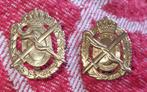 Schouderemblemen Geneeskundige troepen., Verzamelen, Militaria | Algemeen, Ophalen of Verzenden, Landmacht, Nederland, Embleem of Badge