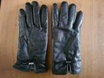 zwarte leren dames handschoenen, maat L/XL zo goed als nieuw, Ophalen of Verzenden, Zo goed als nieuw, Handschoenen
