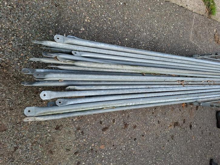 Gegalvaniseerde buizen, Doe-het-zelf en Verbouw, Metalen, Gebruikt, IJzer, Ophalen