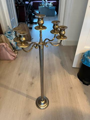 Vintage Vijfarmige Kandelaar beschikbaar voor biedingen