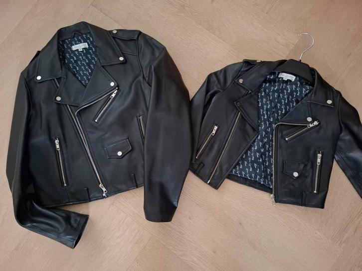 Miss Guilty Leren Jassen - Moeder & Dochter Twinning, Kleding | Dames, Jassen | Zomer, Nieuw, Maat 42/44 (L), Zwart, Ophalen of Verzenden
