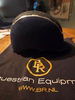BR Paardrijcap maat 54 blauw glitter, Dieren en Toebehoren, Paardrijkleding, Ophalen of Verzenden, Zo goed als nieuw, Dressuur