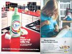 27 vintage advertenties reclames schoonmaakproducten 57-71, Verzamelen, Ophalen of Verzenden, Gebruikt, Overige typen
