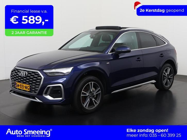 Audi Q5 Sportback 50 TFSIe S-Line | Panoramadak | Stuurverwa, Auto's, Audi, Bedrijf, Te koop, Q5, 4x4, ABS, Achteruitrijcamera