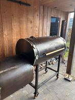Offset Smoker 4mm dik, op wielen, Tuin en Terras, Houtskoolbarbecues, Ophalen, Gebruikt