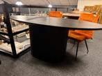 Nieuwe zwarte tafel met robuuste kolompoot 180x90x78cm, Ophalen, Industrieweg 25, Rj, Nieuw