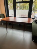 Vintage Deens ovale eettafel - 160x80 cm, Huis en Inrichting, Tafels | Eettafels, Ophalen, Gebruikt, 50 tot 100 cm, 150 tot 200 cm