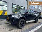 Toyota HILUX 3.0 D-4D SR DC 4WD AUT LEER 5 PERS CAMERA CLIMA, Automaat, Lederen bekleding, Zwart, Bedrijf