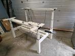 Gispen electrisch zit-sta duo bureau 128cm hoog!, Huis en Inrichting, Bureaus, Postbus, Info@gispen.nl, Stabureau, Ophalen of Verzenden
