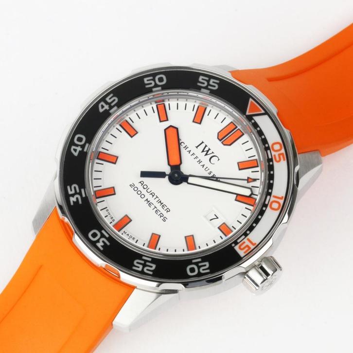 IWC Aquatimer 2000 IW356807 44MM (Goed/ 2012), Sieraden, Tassen en Uiterlijk, Horloges | Heren, Zo goed als nieuw, Polshorloge