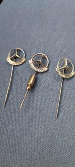 3zilveren Mercedes speldjes 835 gekeurd., Verzamelen, Speldjes, Pins en Buttons, Ophalen of Verzenden, Zo goed als nieuw, Merk