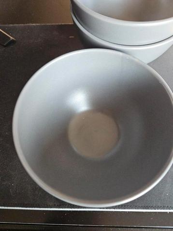 3 x kommetjes 14 cm diameter Grijs nieuw. beschikbaar voor biedingen