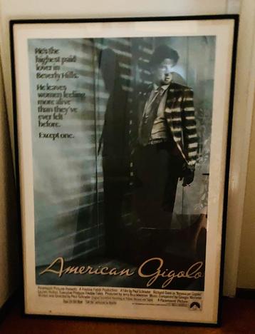 Vintage film Poster Richard Gere in jasje van Armani beschikbaar voor biedingen