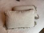 2 beige ibiza/boho kussens, Huis en Inrichting, Ophalen, Zo goed als nieuw, Beige, Rechthoekig