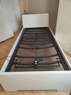 Mooie Auping Elektrisch Verstelbare Bedbodem 90x200, Ophalen, 90 cm, Eenpersoons, Wit