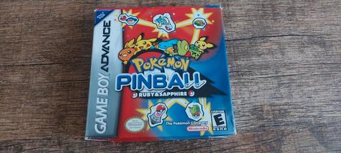 Pokemon Pinball Ruby & Sapphire - Nintendo Gameboy Advance, Spelcomputers en Games, Games | Nintendo Game Boy, Zo goed als nieuw