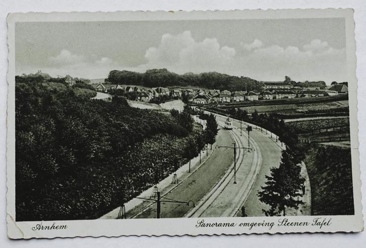 ansichtkaart Arnhem e/o nr. 122 - Steenen tafel 1936, Verzamelen, Ansichtkaarten | Nederland, Gelopen, Gelderland, 1920 tot 1940