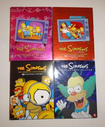 DVD Simpsons Seizoen 3 - 4 - 6 - 11 beschikbaar voor biedingen