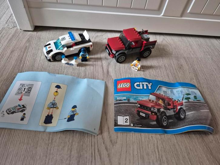LEGO City 60128 Achtervolging met politiewagen, Kinderen en Baby's, Speelgoed | Duplo en Lego, Gebruikt, Lego, Ophalen of Verzenden