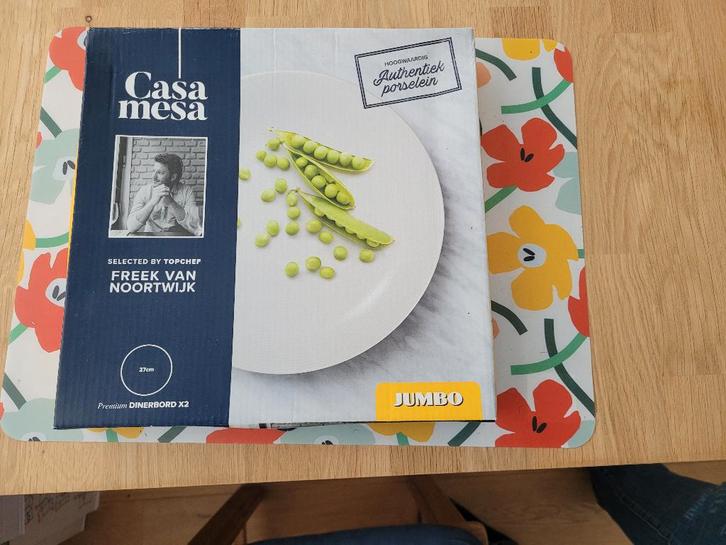 Casa Mesa Jumbo servies Dinerborden 2 dozen van 2 stuks, Huis en Inrichting, Keuken | Servies, Nieuw, Bord(en), Overige stijlen