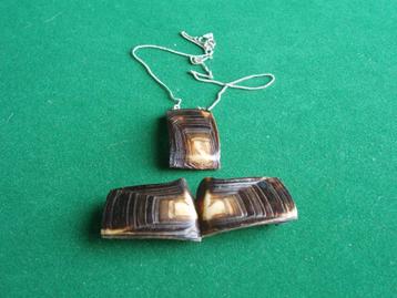 Sieraden set zilver gespje en hanger G Pannenbakker Utrecht beschikbaar voor biedingen