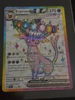 Espeon ex - Tera - Foil Pokemonkaart, Ophalen of Verzenden, Zo goed als nieuw, Losse kaart, Foil