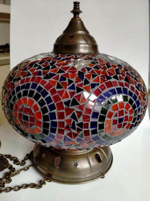 Prachtige kleurrijke Turkse Mozaïeklamp uit Istanbul, Antiek en Kunst, Kunst | Niet-Westerse kunst, Ophalen