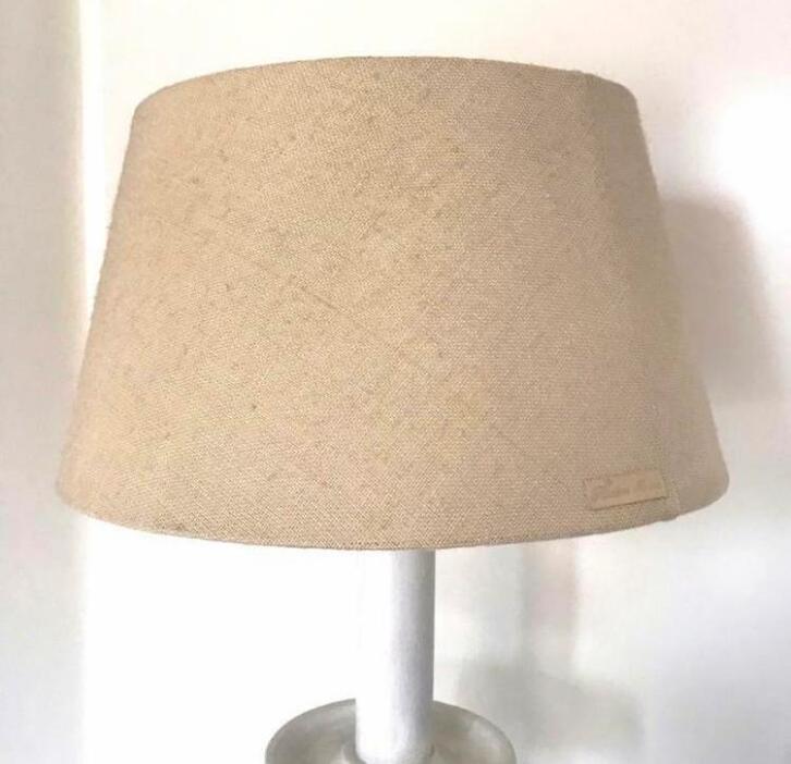 Riviera Maison Mooie beige lampenkap, Huis en Inrichting, Lampen | Lampenkappen, Gebruikt, Minder dan 25 cm, Rond, Beige, Ophalen of Verzenden